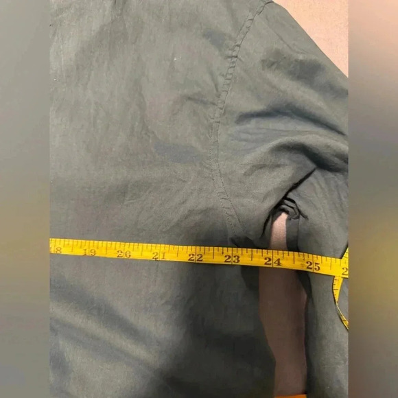 Natural Life Blue Shirt Dress with Star Patch on Elbows - Picture 5 of 7